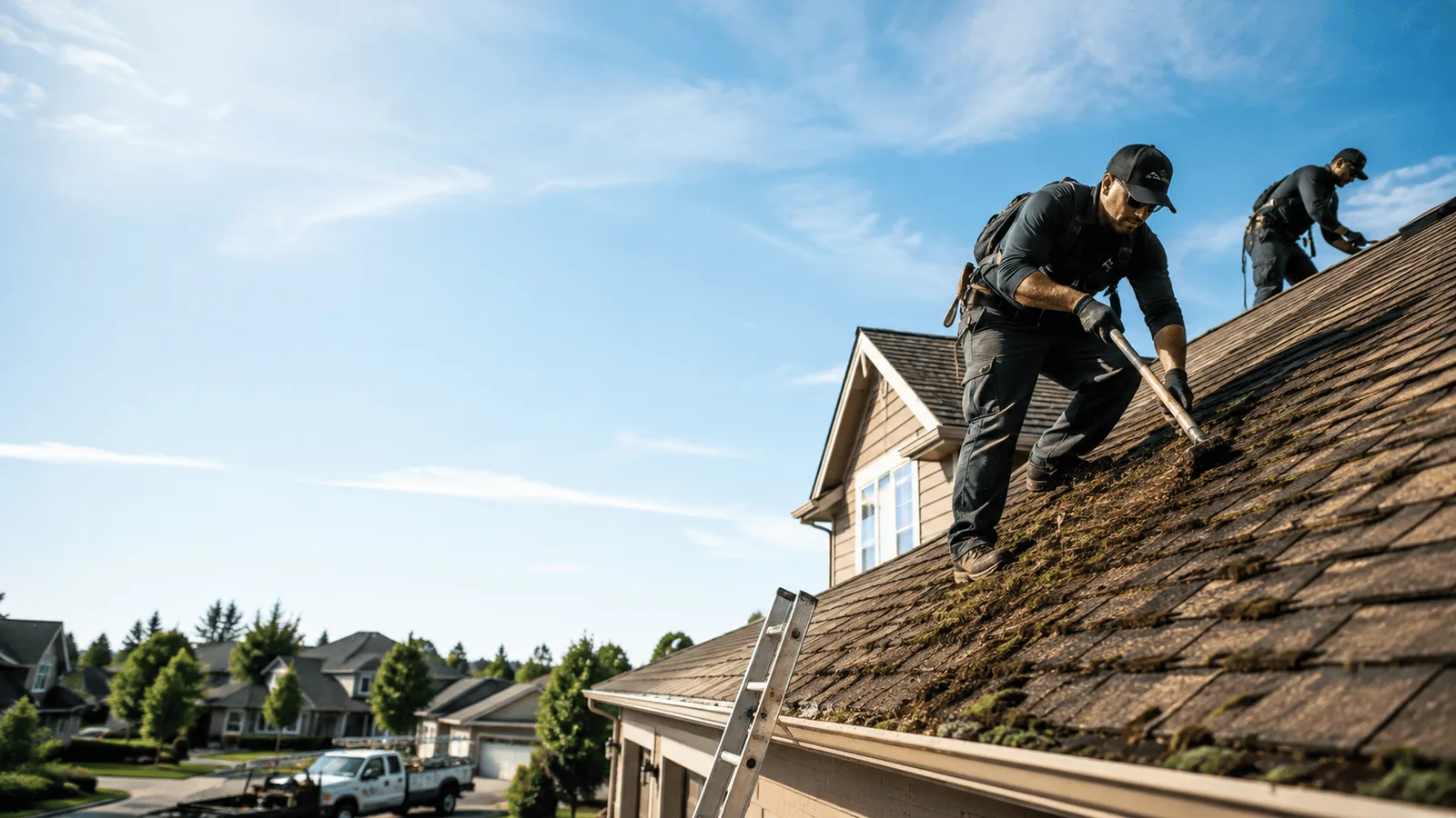 Roof Moss Removal in Van Buren, AR near me